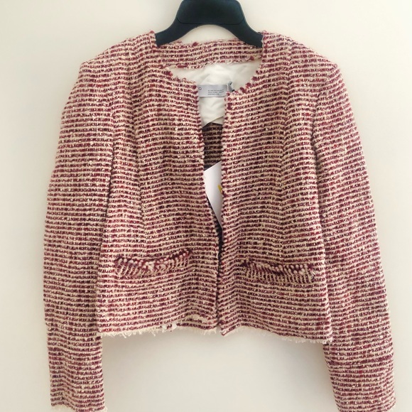 IRO Riona Boucle Tweed Jacket Size SMALL - 36 - Picture 2 of 4